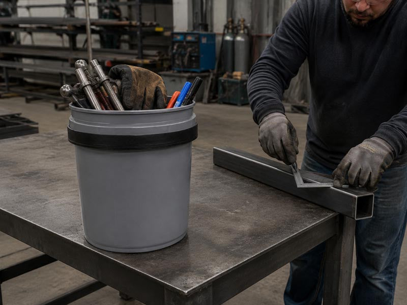V1 - Horizontal Mount 5 Gallon Bucket Holder