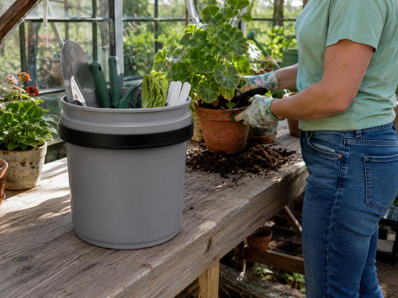 V1 - Horizontal Mount 5 Gallon Bucket Holder